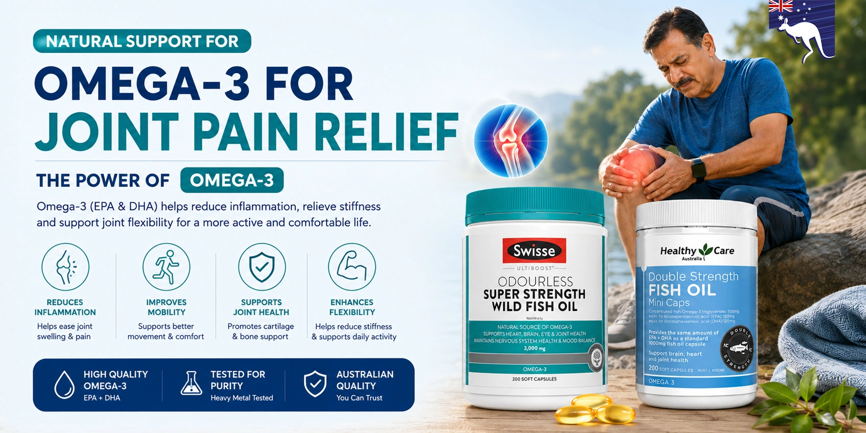 Best Omega-3 supplements for joint pain relief in Bangladesh