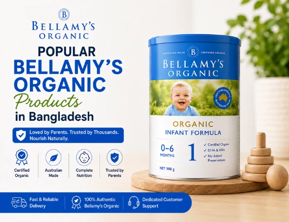 Popular Bellamy’s Organic Products in Bangladesh: Classic Formula, Beta Genica-8, Omni-Pure, Cereals, Pasta and Snacks