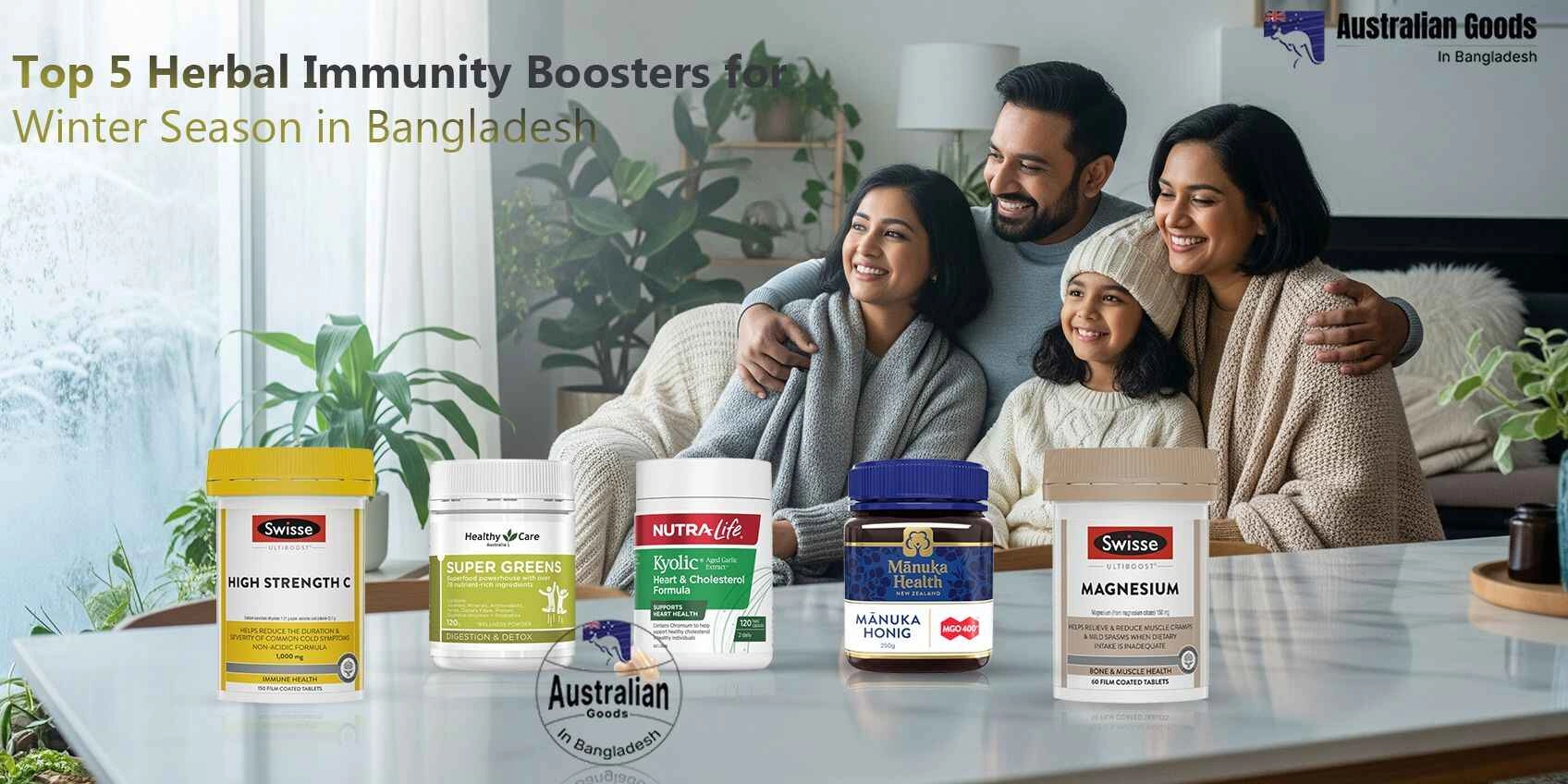 Top 5 herbal immunity boosters for winter in Bangladesh