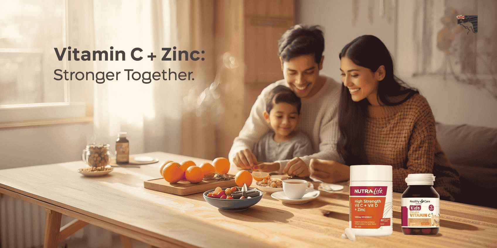 Vitamin C and Zinc working together for immune health in Bangladesh