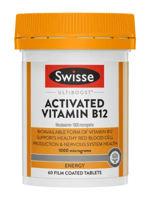 Swisse Ultiboost Activated Vitamin B12 - 60 Tablets