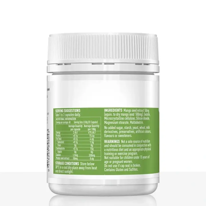 African Mango Seed Extract 60 Capsules