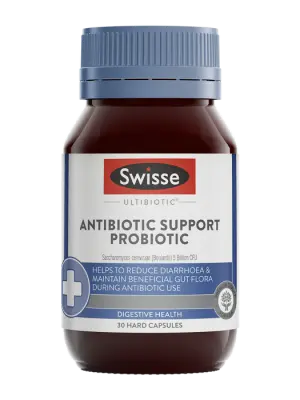 Swisse Ultibiotic Antibiotic Support Probiotic - 30 Hard Capsules