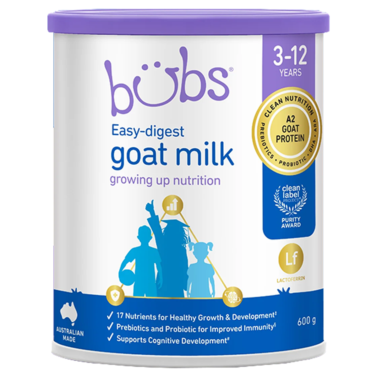 bubs Easy-digest Goat Milk 3缶セット 【公式通販】