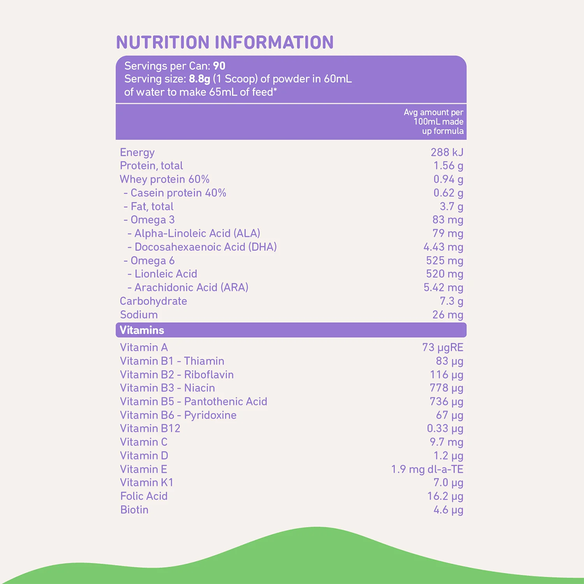 Bubs Organic® Grass Fed Infant Formula Stage 1