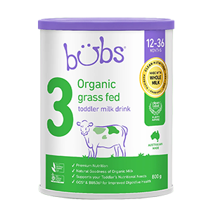 Bubs Organic® Grass Fed Toddler Milk Stage 3