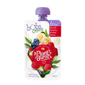 Bubs® Organic Plant Burst Baby Food Pouches