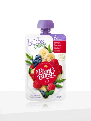 Organic Berry and Banana Bircher Muesli