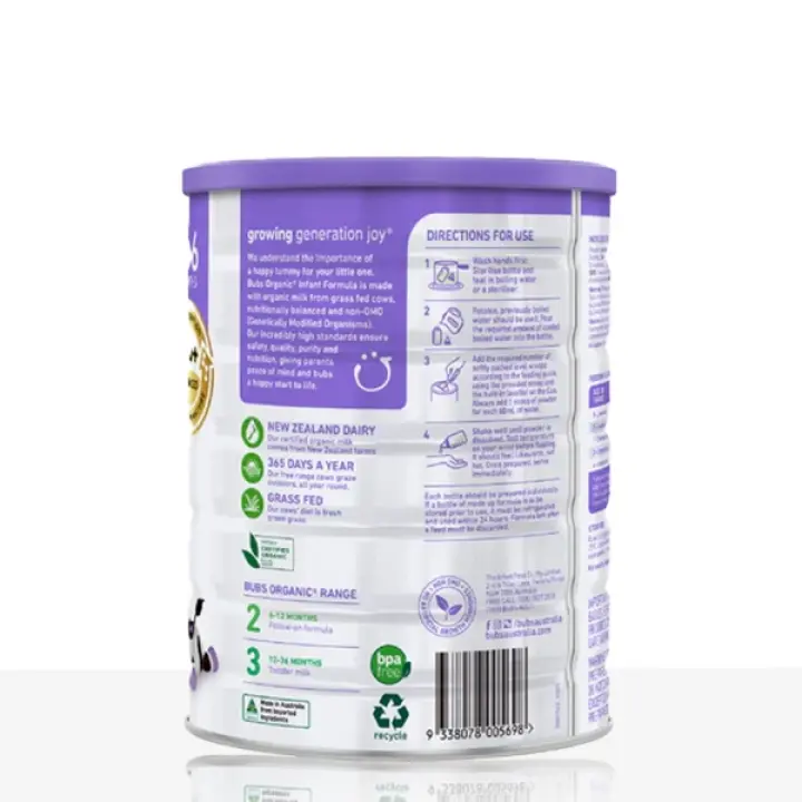 Organic® Grass Fed Infant Formula Stage 1