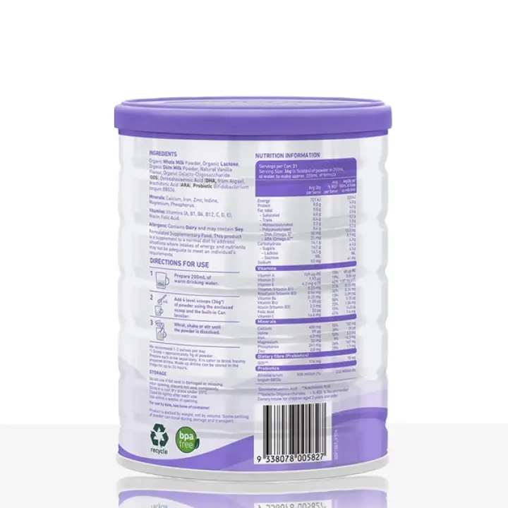 Organic Grass Fed Junior Nutrition Drink