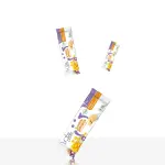 Organic Smiley Squares Mango and Purple Carrot
