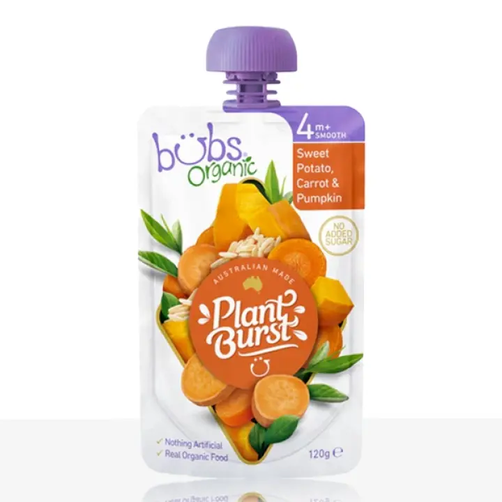 Organic Sweet Potato, Carrot and Pumpkin