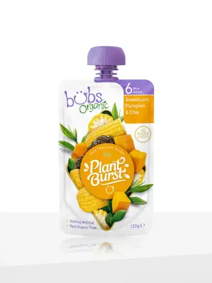 Organic Sweetcorn, Pumpkin and Chia