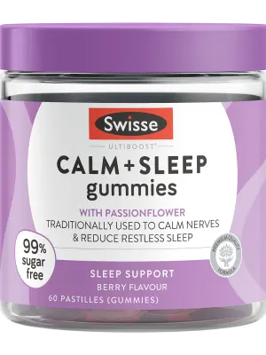 Swisse Ultiboost Calm + Sleep Gummies 60 Gummies (Pastilles)