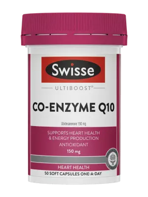 Swisse Ultiboost Co-Enzyme Q10 - 50 Capsules
