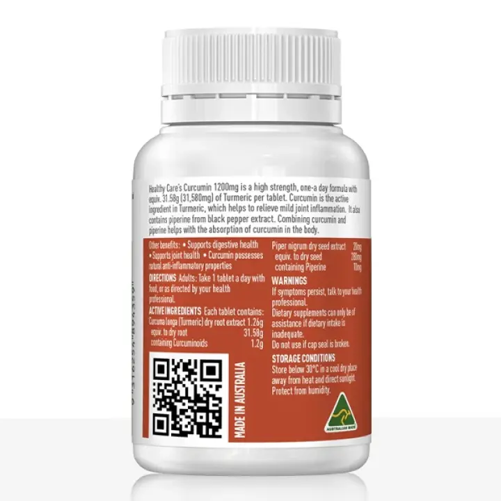 Curcumin 1200mg 40 Tablets
