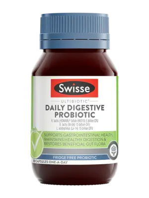 Swisse Ultibiotic Daily Digestive Probiotic - 30 Capsules