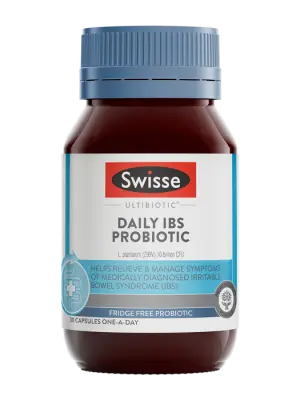 Swisse Ultibiotic Daily IBS Probiotic - 30 Capsules