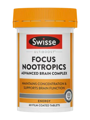 Swisse Ultiboost Focus Nootropics - 60 Tablets