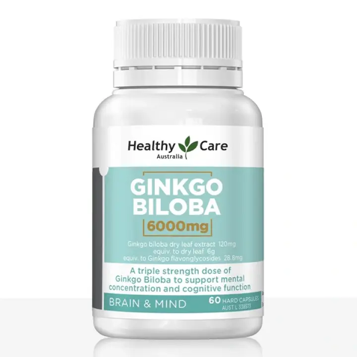 Ginkgo Biloba 6000mg 60 Capsules