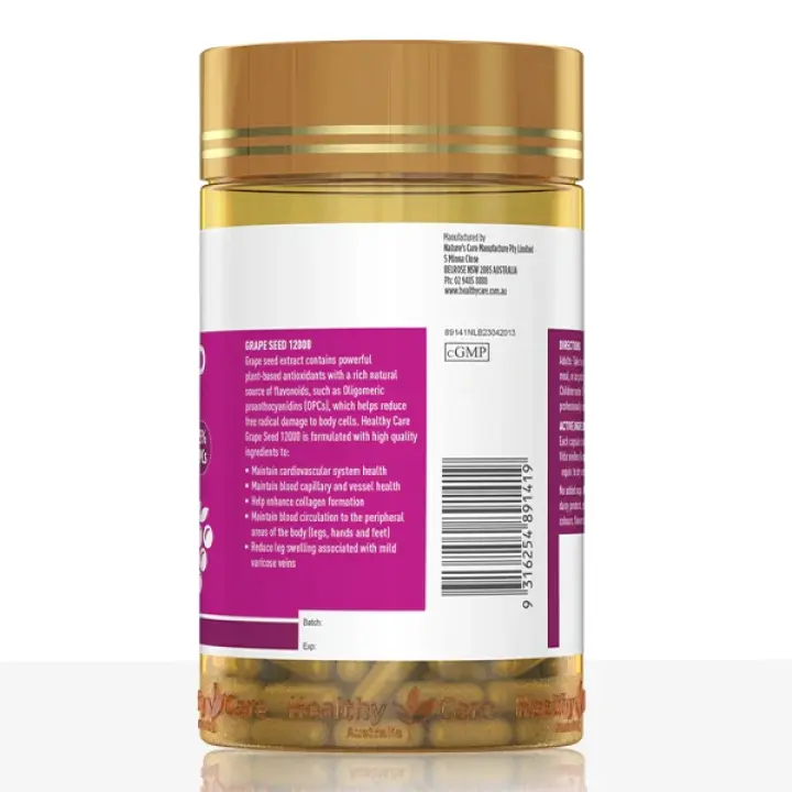 Grape Seed 12000 - 300 Capsules