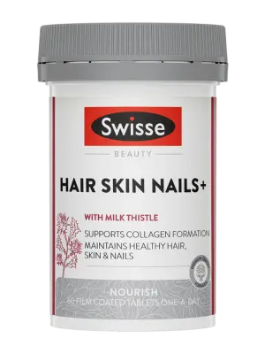 Swisse Beauty Hair Skin Nails+, 60 Tablets