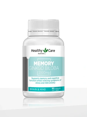 Memory Ginkgo Biloba 2000mg 90's