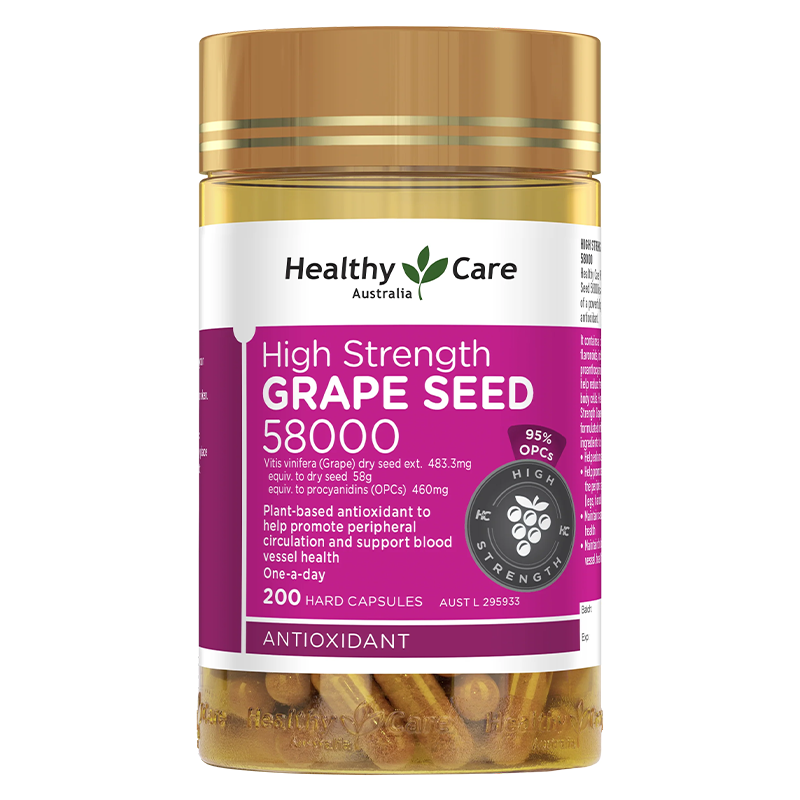Healthy Care High Strength Grape Seed 58000