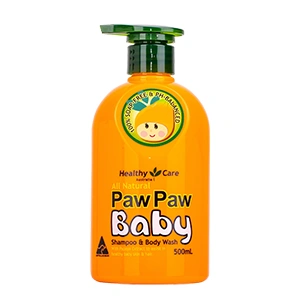 Healthy Care All Natural Paw Paw Baby Shampoo Wash