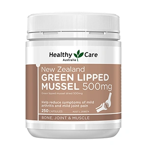 Healthy Care New Zealand Green Lipped Mussel 500mg