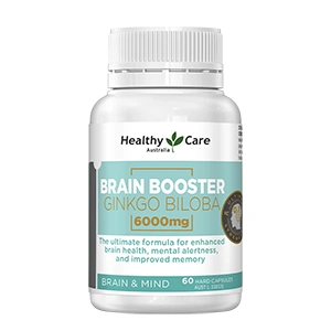 Healthy Care Brain Booster Ginkgo Biloba 6000mg
