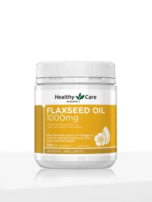 Flaxseed Oil 1000mg - 200 Capsules