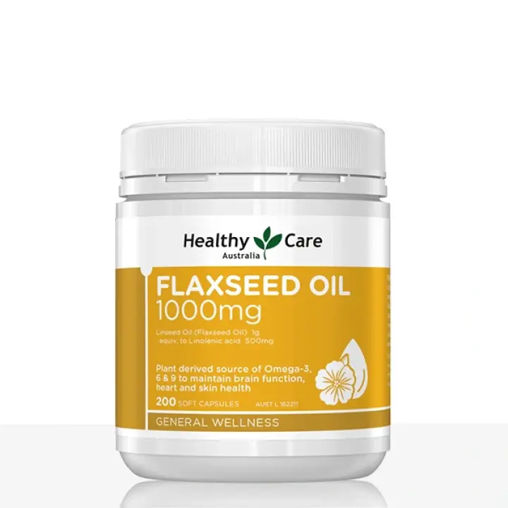 Flaxseed Oil 1000mg - 200 Capsules