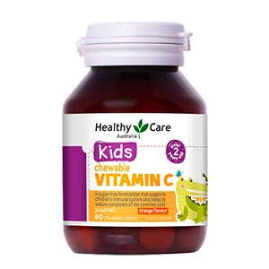 Healthy Care Chewable Kids Vitamin C Orange Flavour