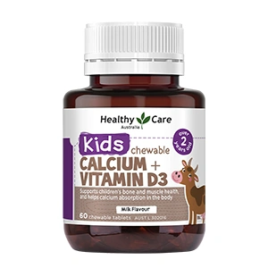 Healthy Care Kids Calcium + Vitamin D3
