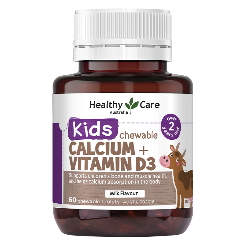 Healthy Care Kids Calcium + Vitamin D3