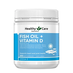Healthy Care Fish Oil + Vitamin D