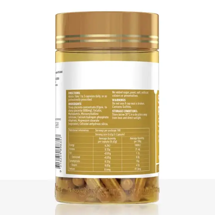 Sheep Placenta 5000mg 100 Capsules