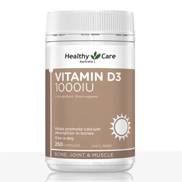Vitamin D3 1000IU - 250 Capsules