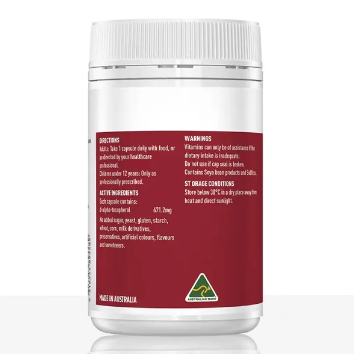 Vitamin E 1000IU 120 Capsules