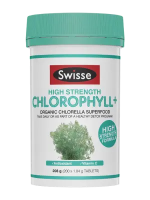 Swisse High Strength Chlorophyll+, 200 Tablets