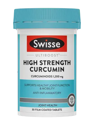 Swisse Ultiboost High Strength Curcumin - 30 Tablets
