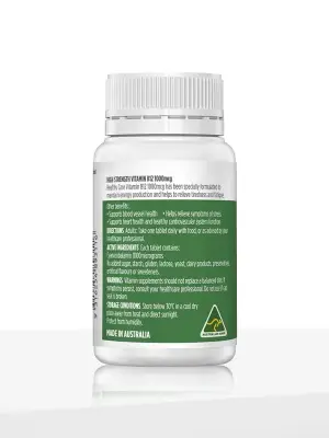 High Strength Vitamin B12 1000mcg 60 Tablets