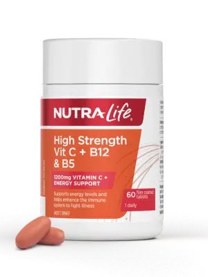 High Strength Vitamin C + B12 & B5