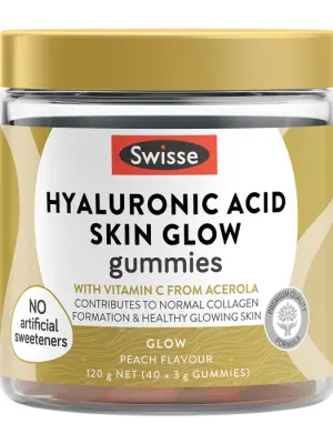 Swisse Hyaluronic Acid Skin Glow Gummies - 120g