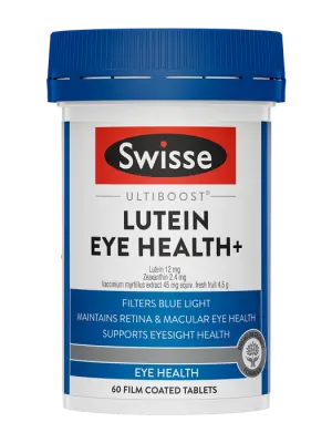 Swisse Ultiboost Lutein Eye Health+, 60 Film Coated Tablets
