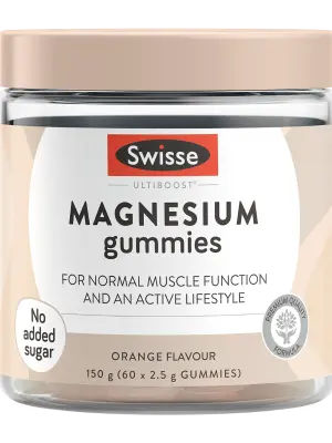 Swisse Ultiboost Magnesium Gummies 60 Gummies