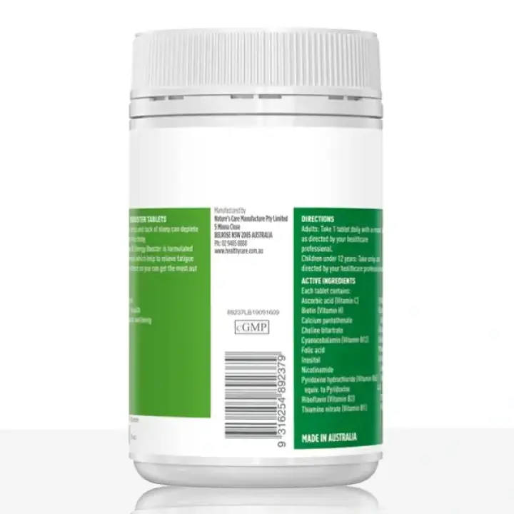 Mega B Energy Booster - 200 Tablets