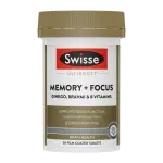 Swisse Ultiboost Memory + Focus - 50 Tablets