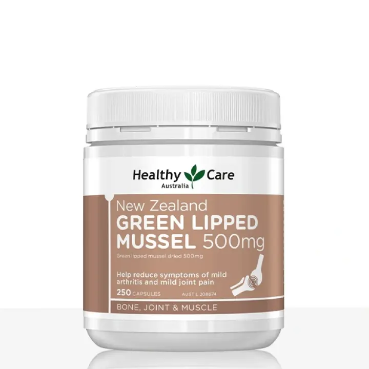 New Zealand Green Lipped Mussel 500mg 250 Capsules